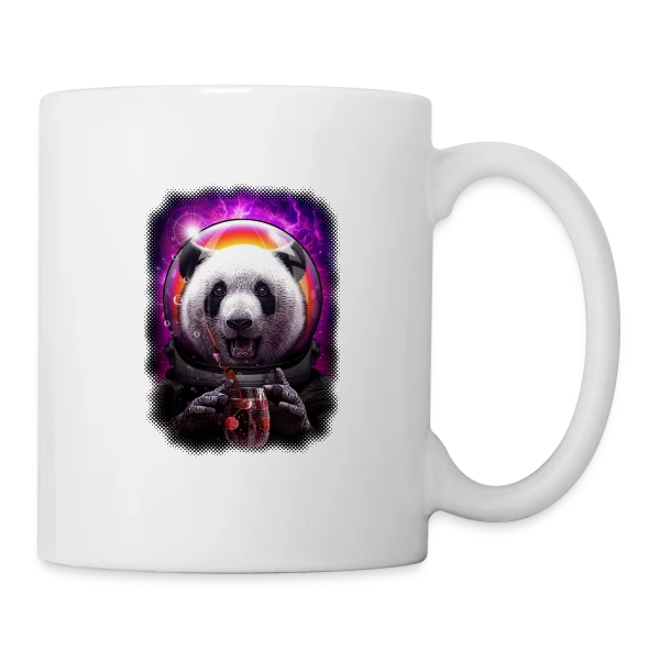 Pandanaut : L'Aventure Spatiale du Panda sur Mug blanc