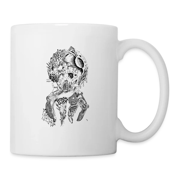 Dessine-moi un Poulpe ! sur Mug blanc