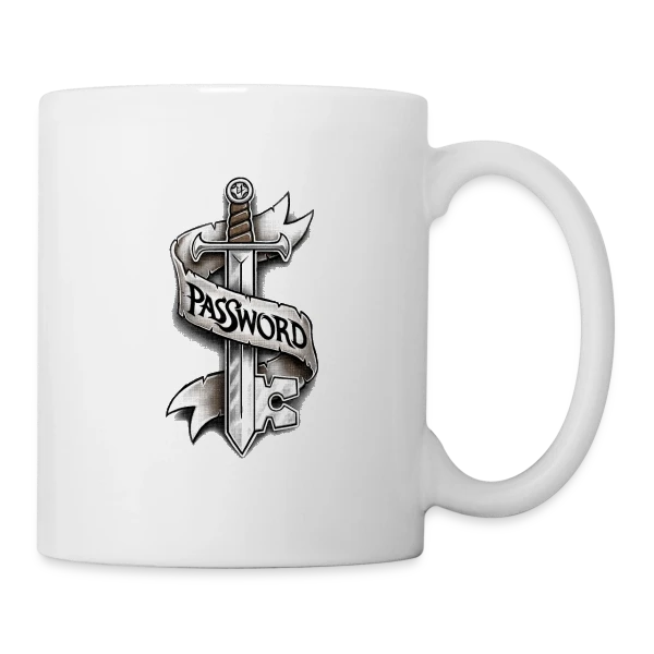 Cyber-Épée Secrète sur Mug blanc