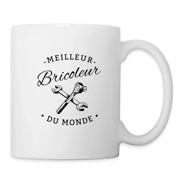 Le Meilleur Bricoleur du Monde sur Mug blanc