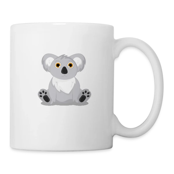 Kamel le Koala : Tendresse Exotique sur Mug blanc