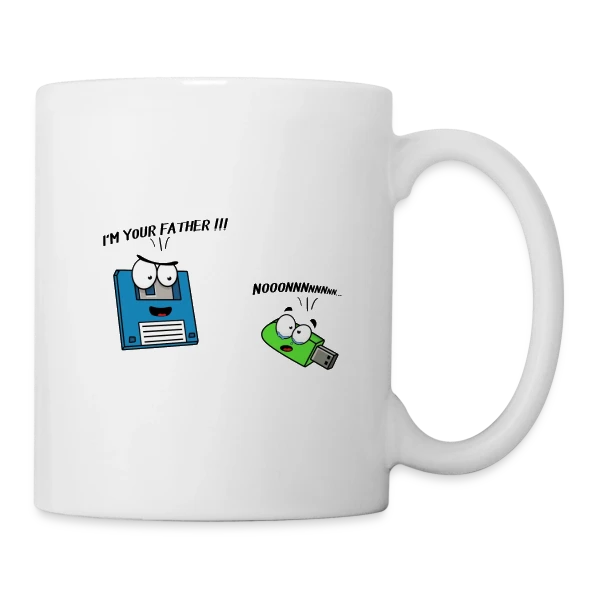 Je suis ton père - Humour Galactique Culte sur Mug blanc
