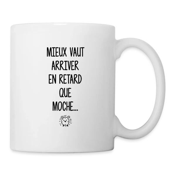 Ma Spécialité : Le Retard sur Mug blanc