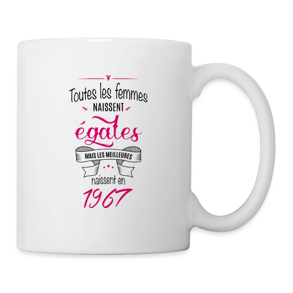 Millésime 1967 - Édition Légendaire sur Mug blanc
