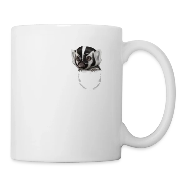 Blaireau de Poche Caché sur Mug blanc