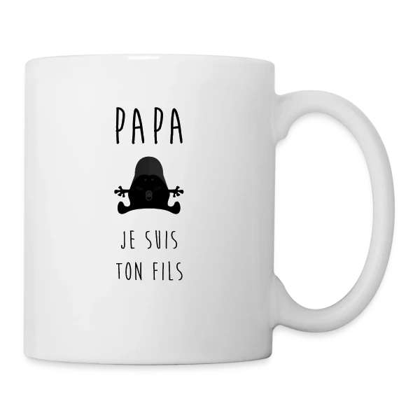 Iconique "Je suis ton père" - Cadeau Papa sur Mug blanc