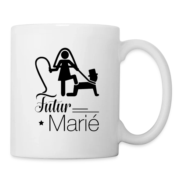 "Futur Marié" : Prêt pour le Grand Jour sur Mug blanc