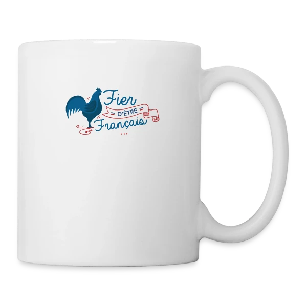 Fierté Française : Élégance et Patrie sur Mug blanc