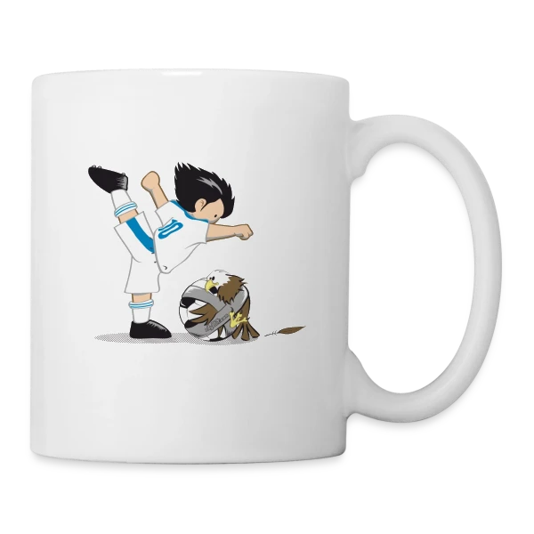 Le Tir Précis de l'Aigle sur Mug blanc