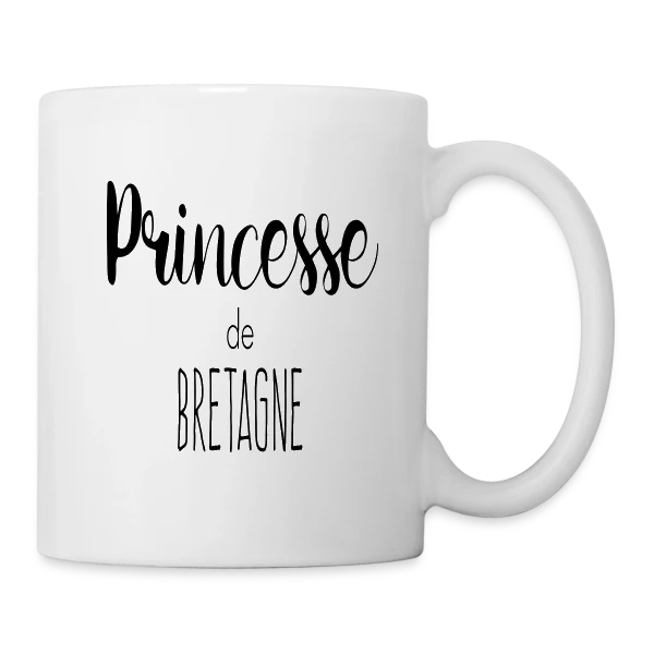 Princesse de Bretagne sur Mug blanc