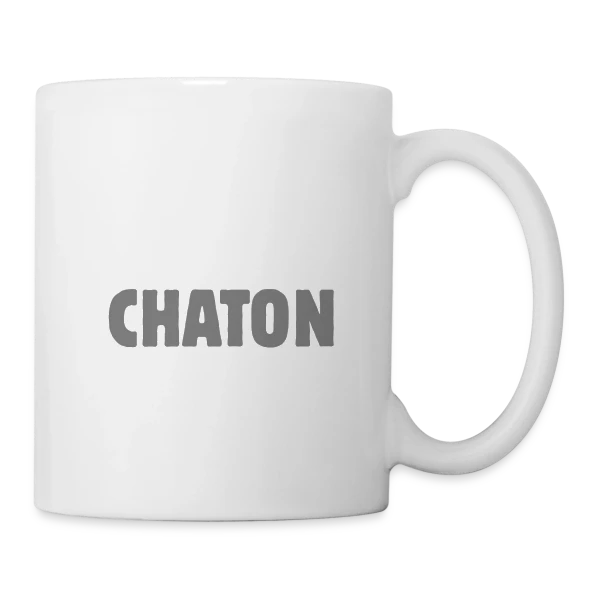 Je Suis Chaton sur Mug blanc