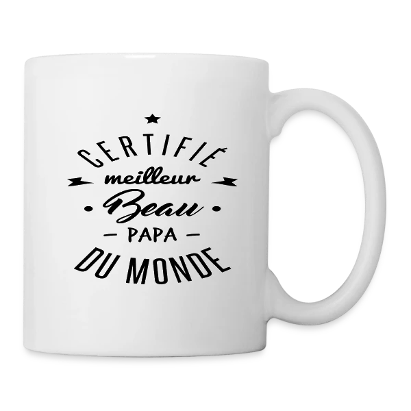 Meilleur Beau-Papa du Monde sur Mug blanc