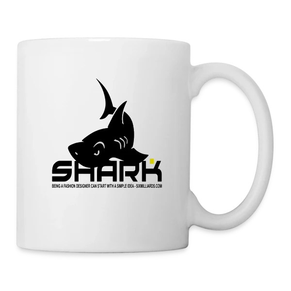 Le Requin du Poker sur Mug blanc