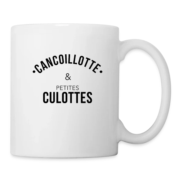 Humour Franc-Comtois : Cancoillotte & les Petites sur Mug blanc