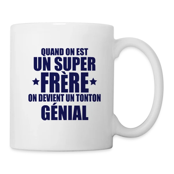 On Devient un Tonton Génial sur Mug blanc