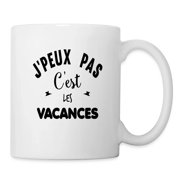 C'est les Vacances ! sur Mug blanc