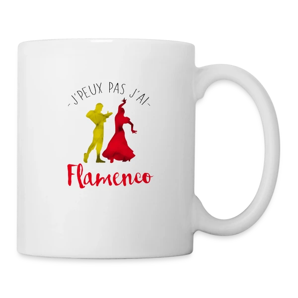 J'peux pas j'ai Flamenco sur Mug blanc