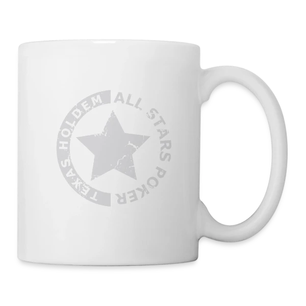 Poker All Stars: Texas Hold'em Légendes sur Mug blanc