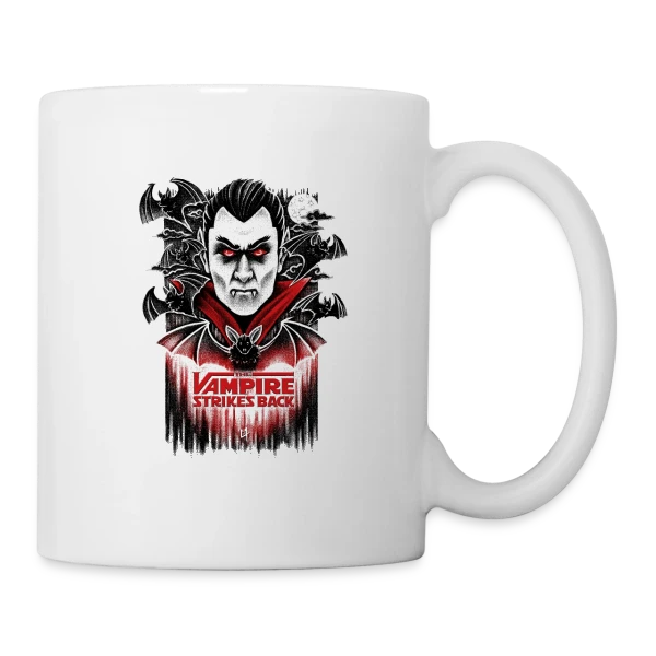 Le Retour du Vampire V2 sur Mug blanc