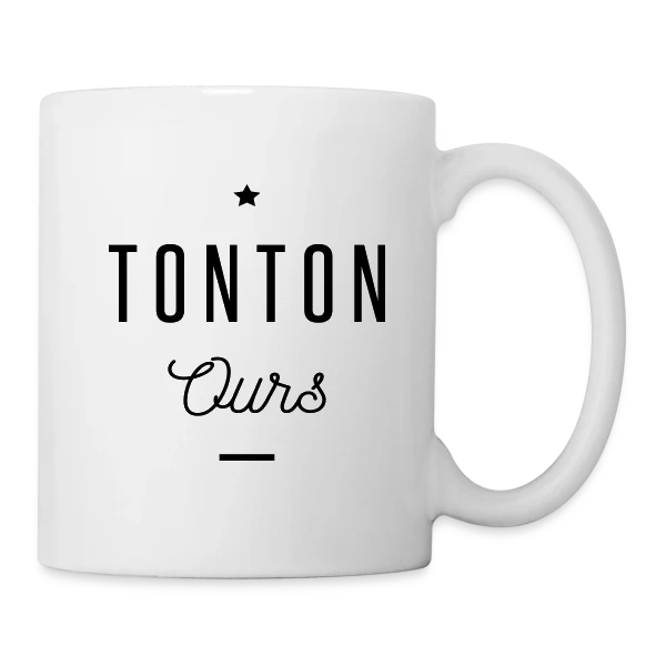 Tonton Ours sur Mug blanc