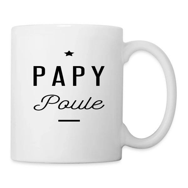 PAPY POULE sur Mug blanc