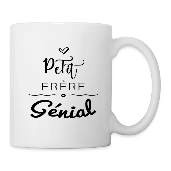 Petit Frère Génial sur Mug blanc