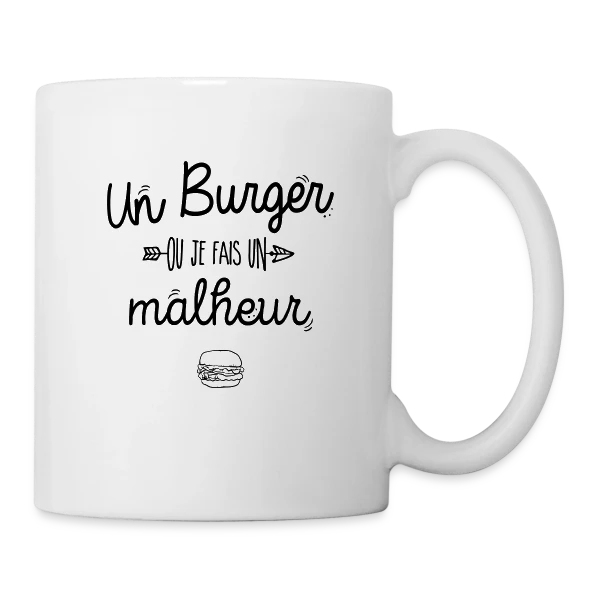 Maquette de Mug Céramique - L'Empereur du Burger à personnaliser