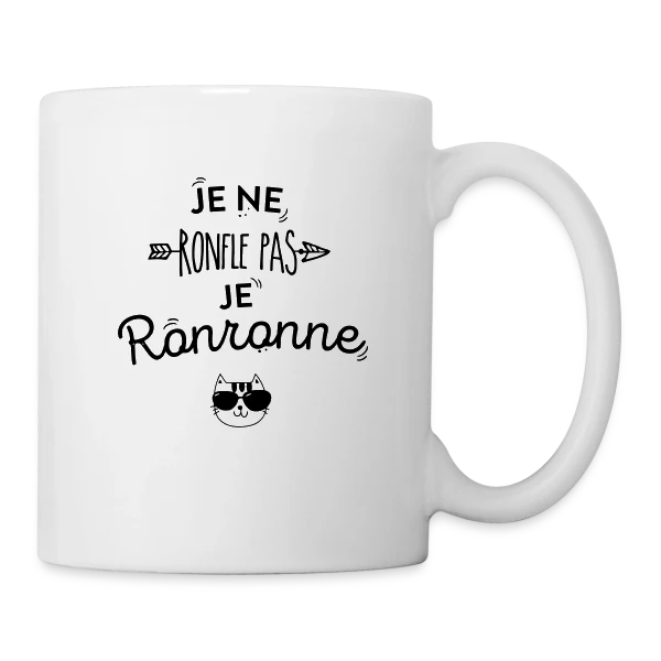 Je Ronronne sur Mug blanc