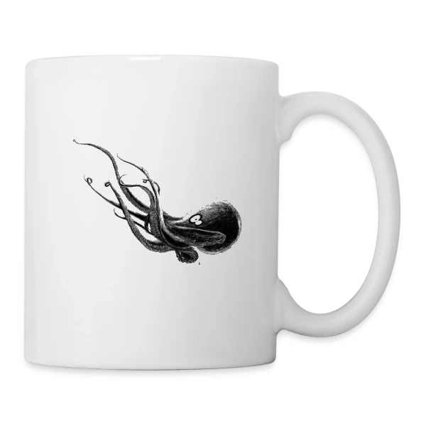 Octopoulpe sur Mug blanc