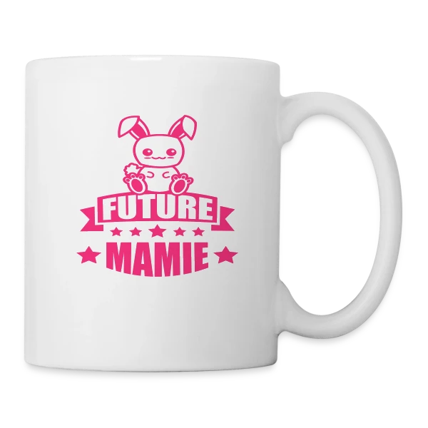 Future Mamie : Annonce de Bonheur Imminent sur Mug blanc
