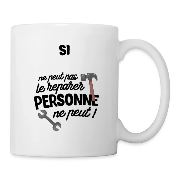 Le Cadeau Inattendu sur Mug blanc