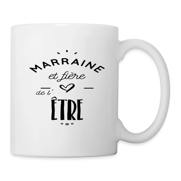 Marraine Fière sur Mug blanc