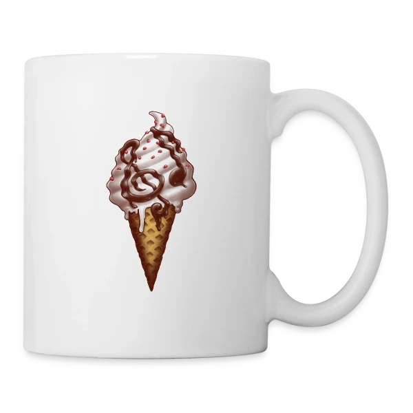 Mélodie Glacée sur Mug blanc