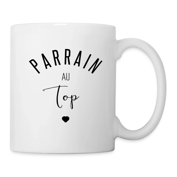 PARRAIN AU TOP sur Mug blanc