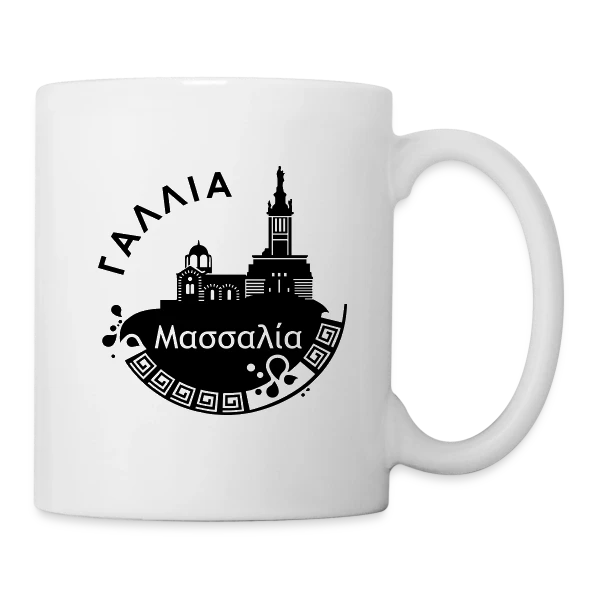 Marseille Grecque Antique sur Mug blanc