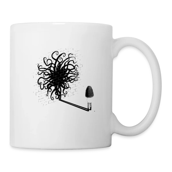 Maman, je suis le Kraken ! sur Mug blanc