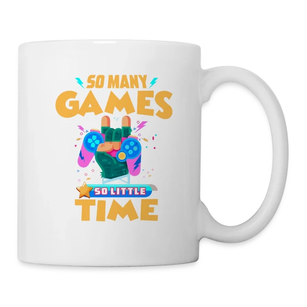 Style Gaming Rétro sur Mug blanc