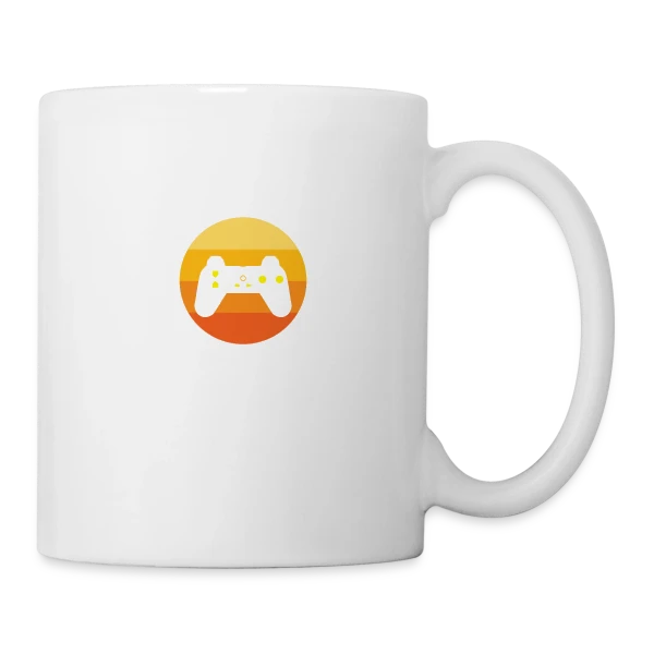 Manette Rétro Gaming sur Mug blanc
