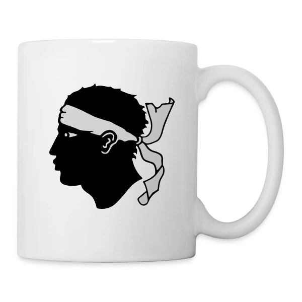 Tête de Maure Classique sur Mug blanc