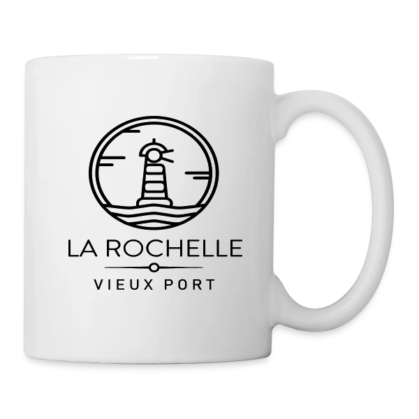 L'Élégance du Vieux Port de La Rochelle sur Mug blanc