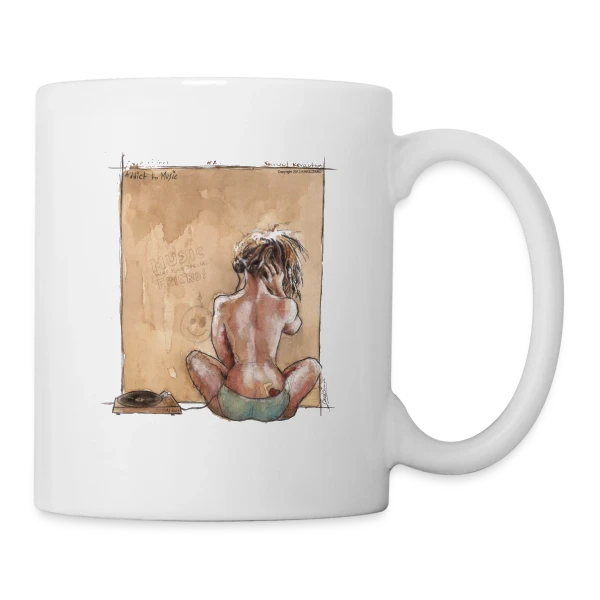 L'Hymne Révolutionnaire de l'Amour sur Mug blanc