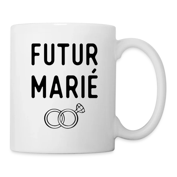 Futur Marié EVG : L'Avant-Mariage Festif ! sur Mug blanc