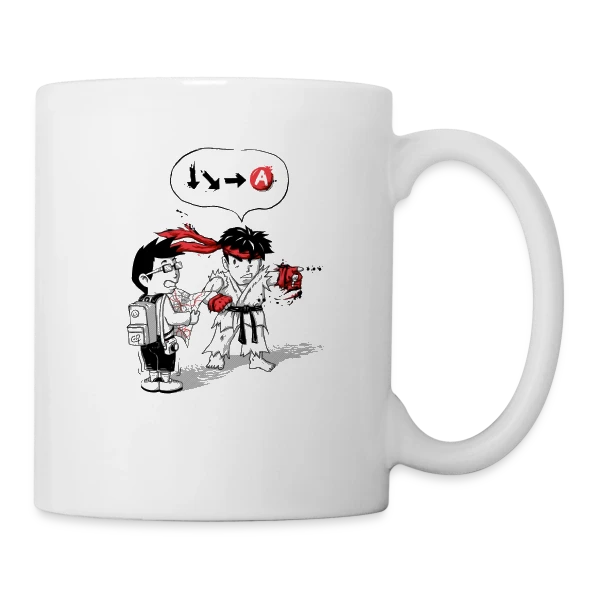 Où est mon Hadoken ? sur Mug blanc