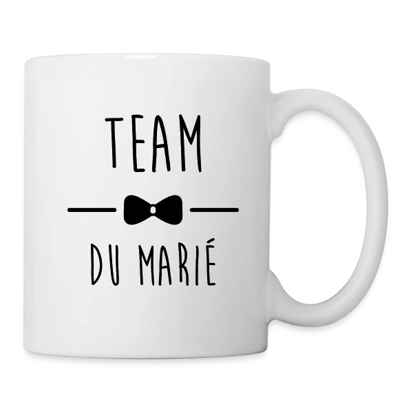 Team du Marié : Pour un EVG au Top ! sur Mug blanc