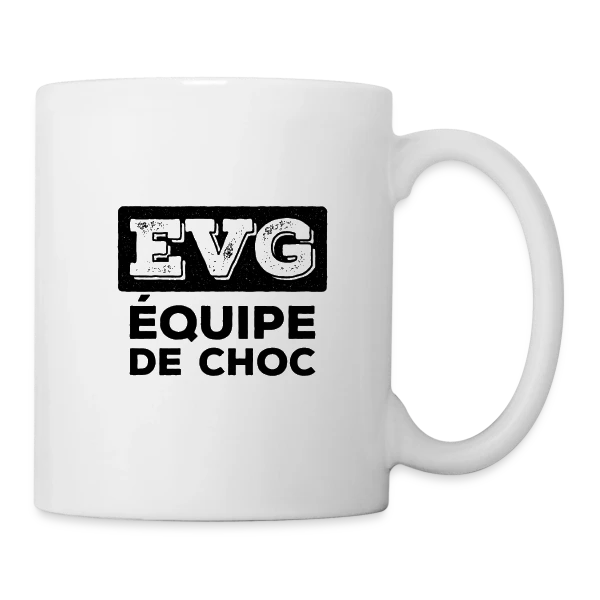 EVG L'Équipe de Choc : Ambiance Explosive ! sur Mug blanc