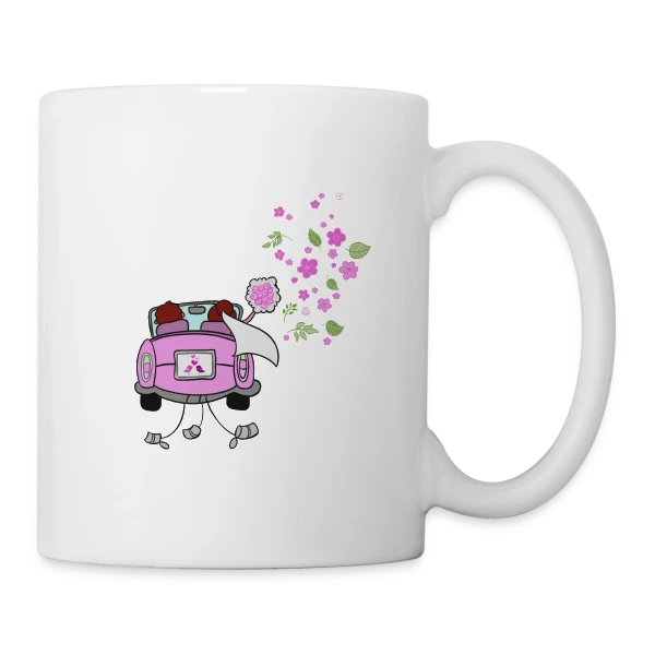 Célébration Mariage sur Mug blanc