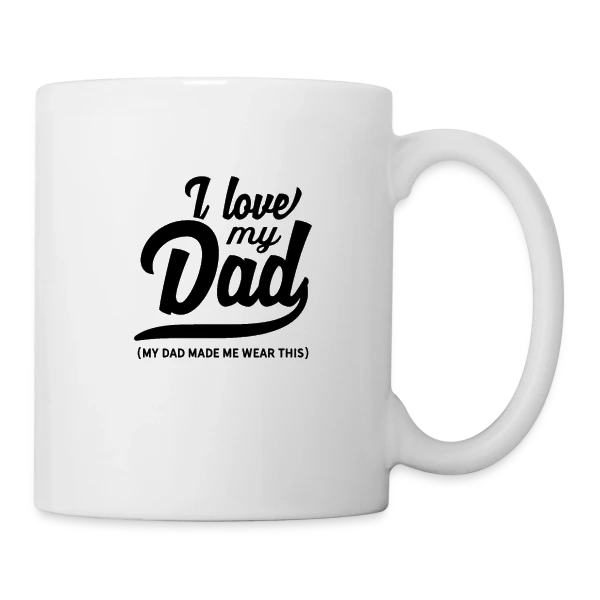 Fête des Pères Originale - Amour pour l'Homme de votre Vie sur Mug blanc