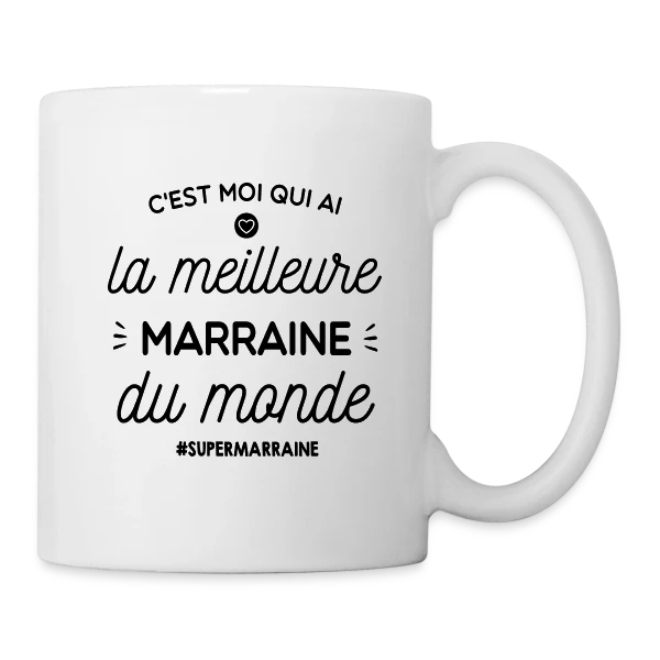 Ma Super Marraine sur Mug blanc
