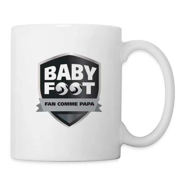 L'Esprit Baby-Foot sur Mug blanc