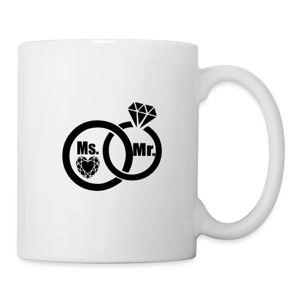 Célébration Mariage sur Mug blanc